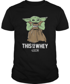 This Is the Whey Baby Yoda Gym T-Shirt Long Sleeve Hoodie Sweatshirt Gift for Fan Tank Top Hoodie T-Shirt Long Sleeve 