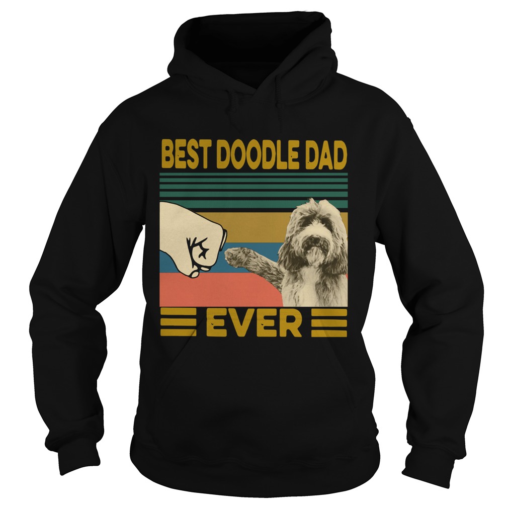 Best Doodle Dad Ever Vintage Hoodie