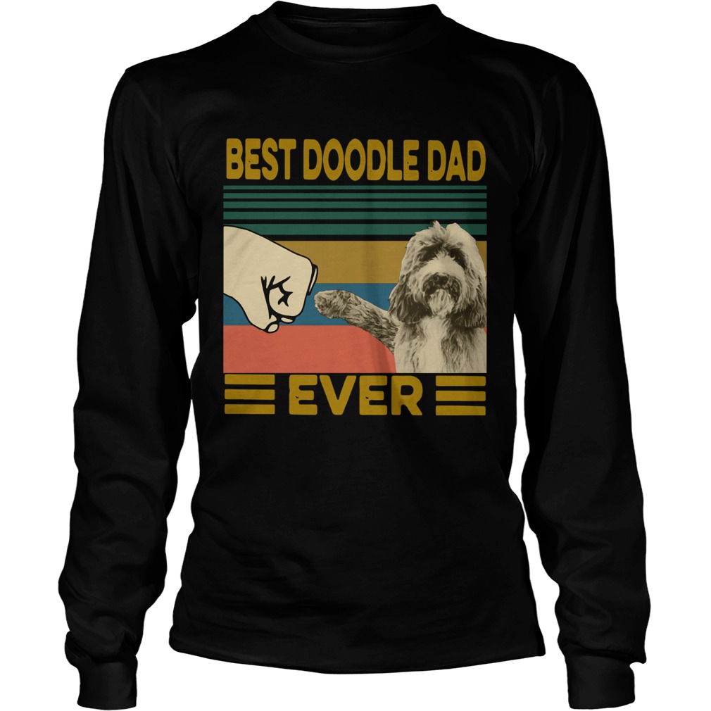 Best Doodle Dad Ever Vintage LongSleeve