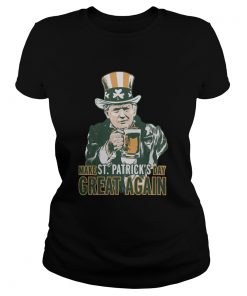 Donald Trump Make St Patricks Day Great Again  Classic Ladies