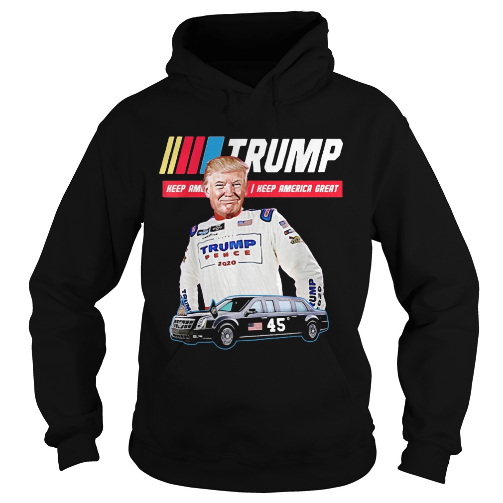 Donald Trump The Beast Presidential Limo Race Car 45 Hoodie