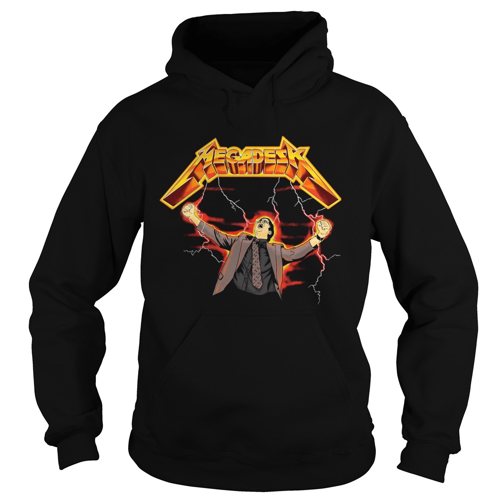 Dwight Schrute Metallica Megadesk Hoodie