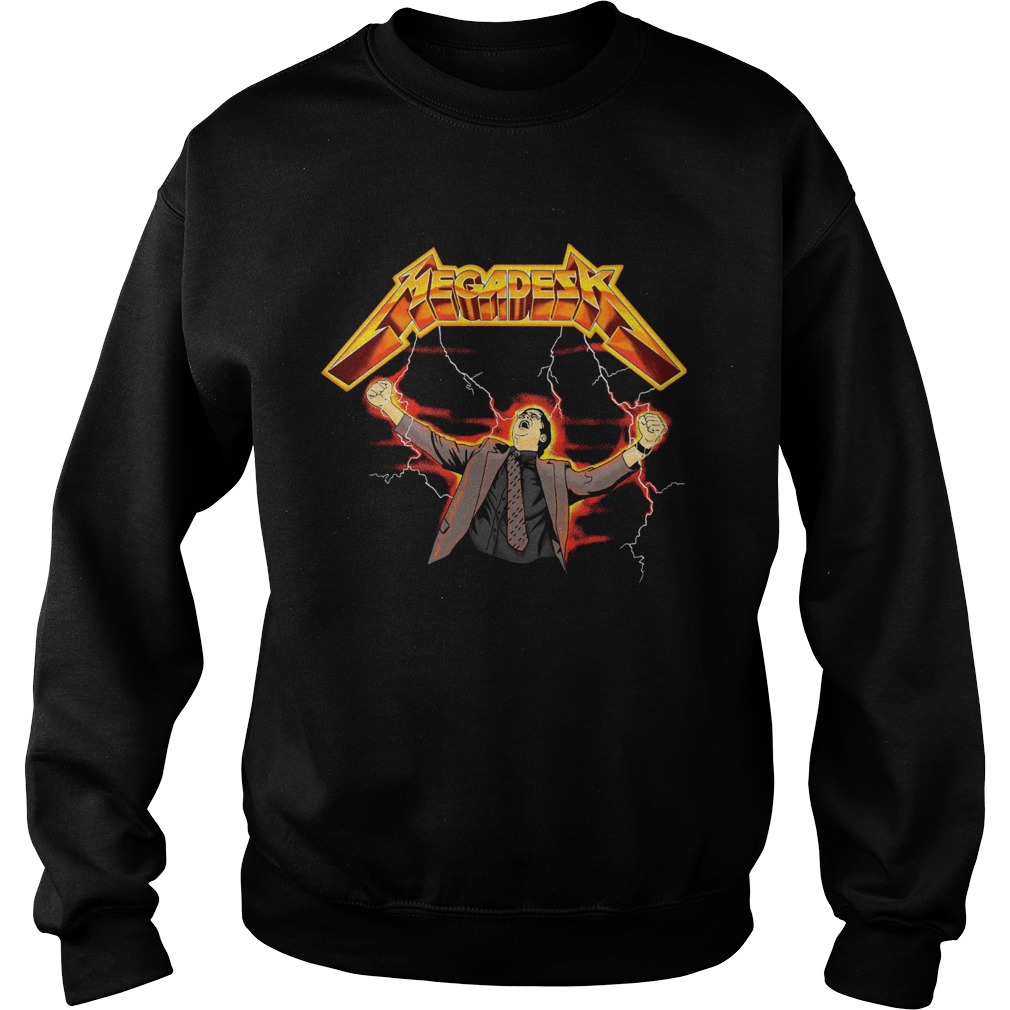 Dwight Schrute Metallica Megadesk Sweatshirt