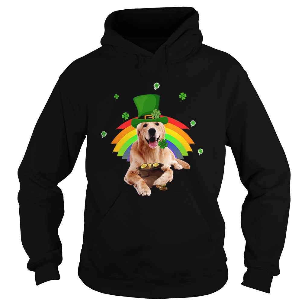 Golden Retriever St Patricks day Hoodie
