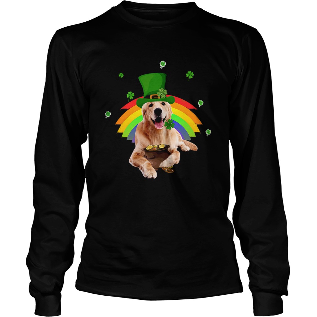 Golden Retriever St Patricks day LongSleeve