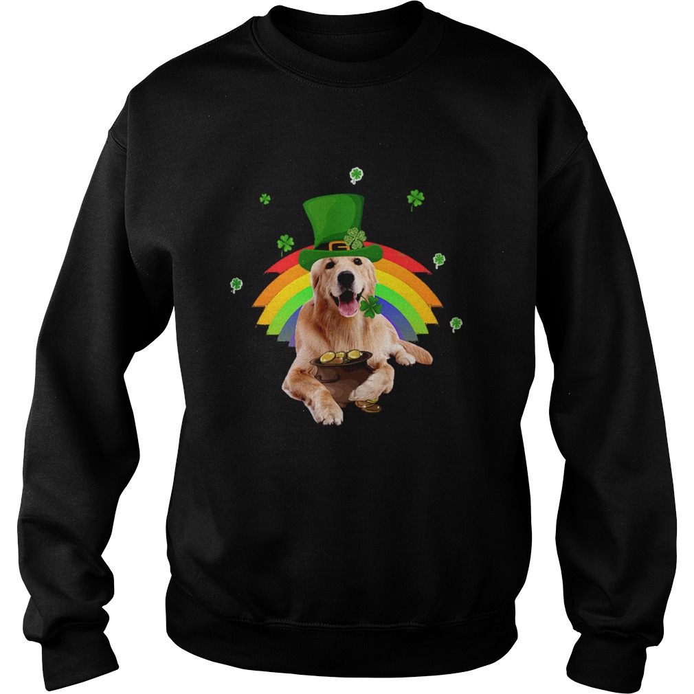 Golden Retriever St Patricks day Sweatshirt