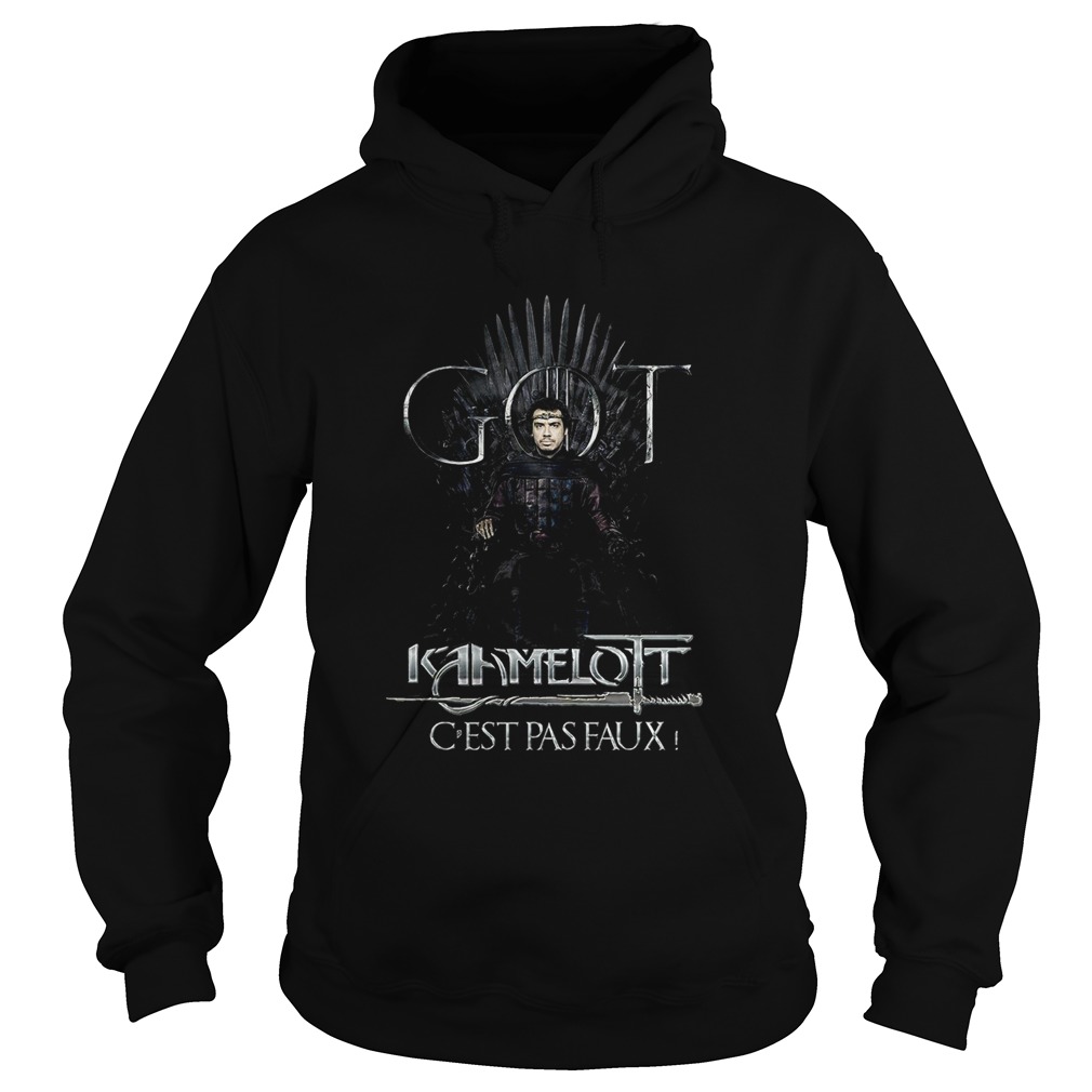 Got Kamelot Cest Pas Faux Iron Throne Hoodie