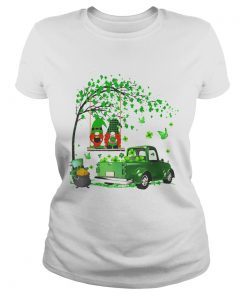 Green Gnomes Truck Shamrock Happy Saint Patricks Day  Classic Ladies