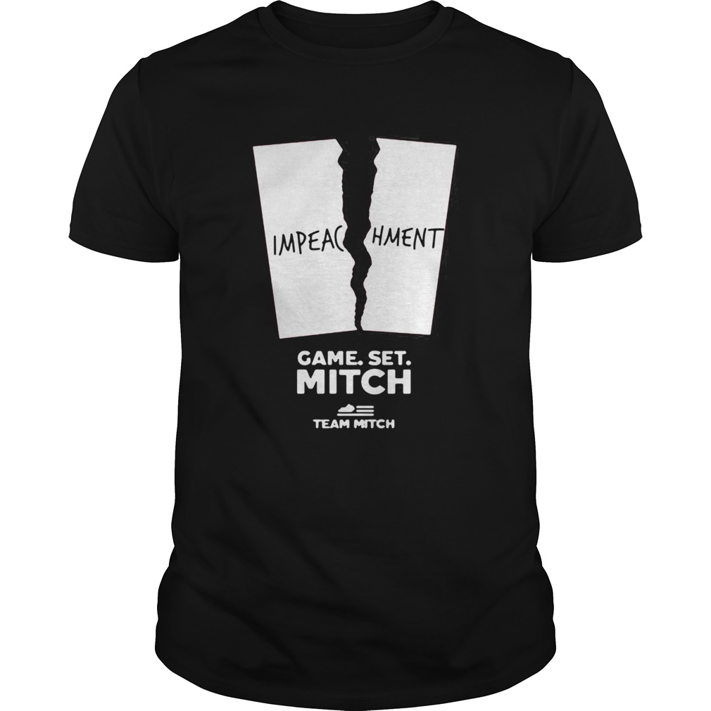 Impeachment Game Set Mitch Team Mitch Unisex