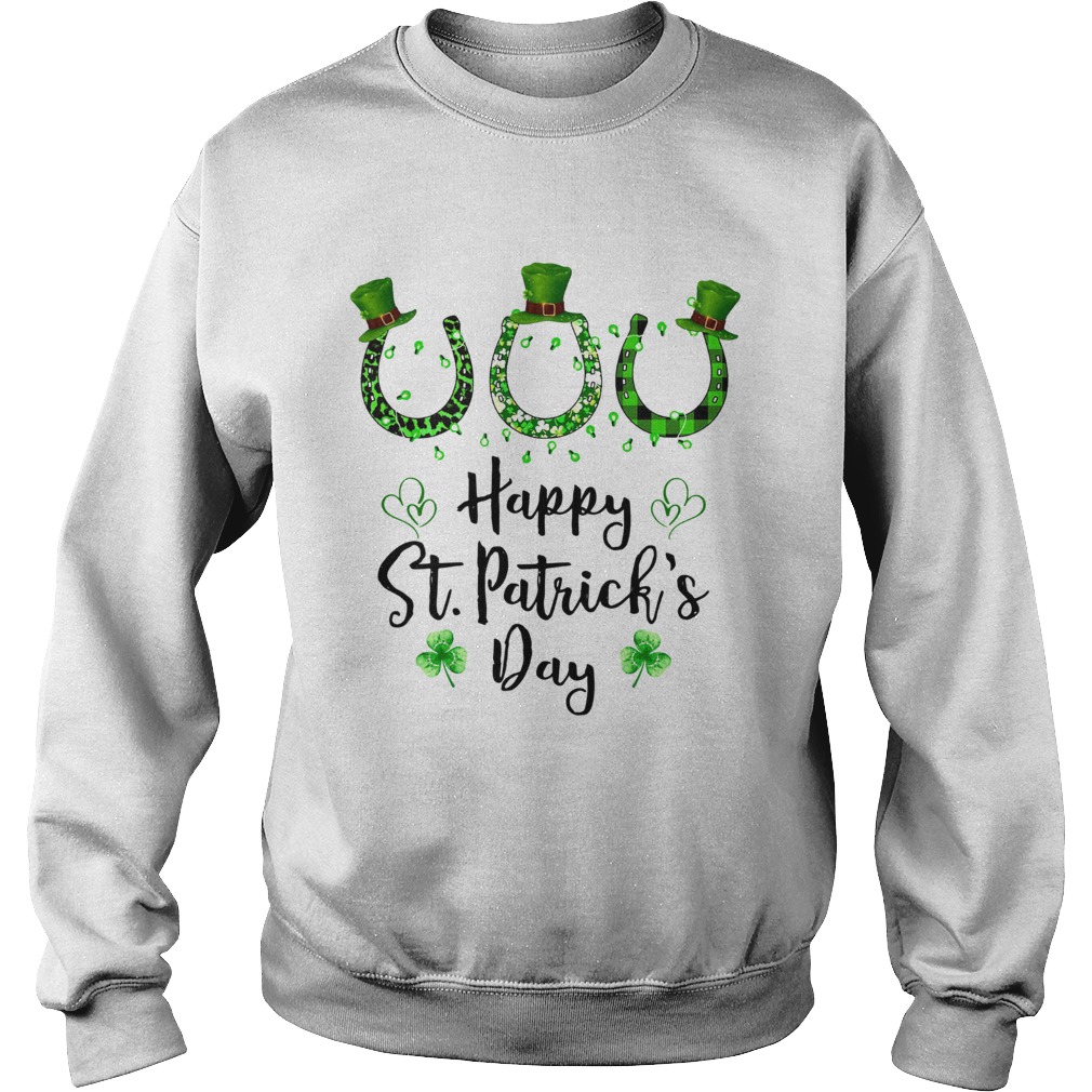 Leopard Happy St Patricks Day Sweatshirt