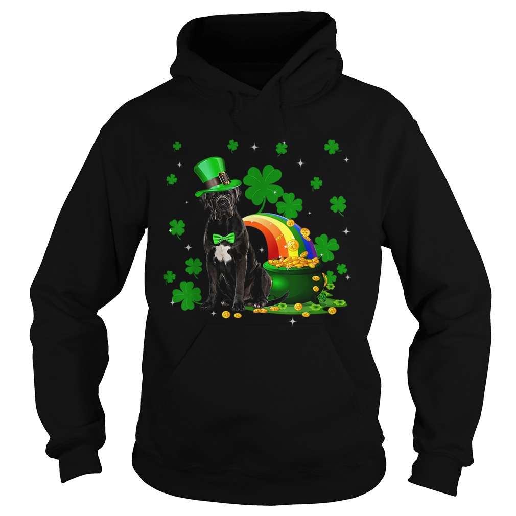 Leprechaun Cane Corso Dog Lover St Patricks Day Hoodie