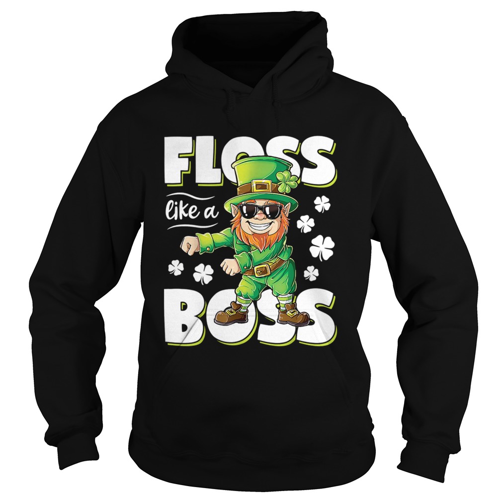 Leprechaun Floss Like A Boss St Patricks Day Hoodie