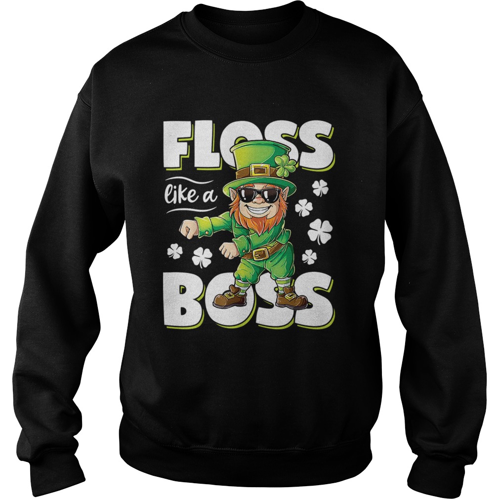 Leprechaun Floss Like A Boss St Patricks Day Sweatshirt