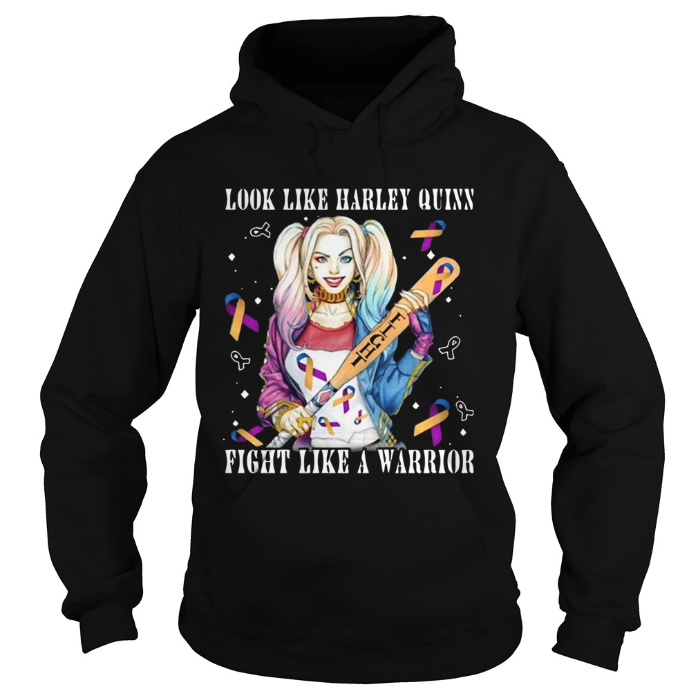 Look Like Quinn Fight Like A Warrior Hodgkin Lymphoma Awareness Hoodie