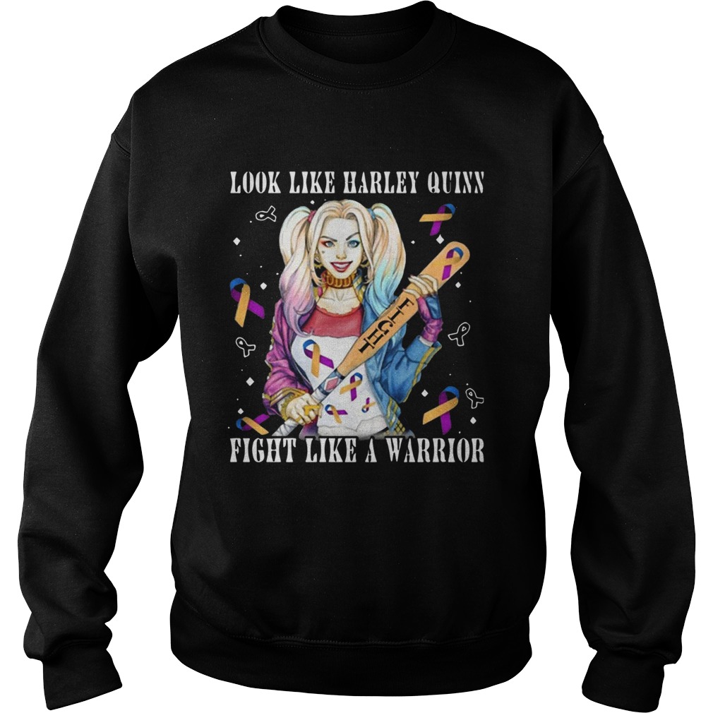 Look Like Quinn Fight Like A Warrior Hodgkin Lymphoma Awareness Sweatshirt