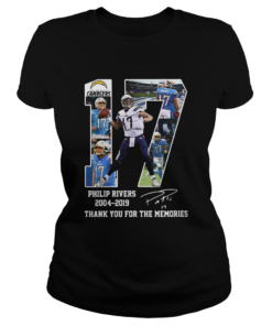 Philip Rivers 17 2004 2019 Thank You For The Memories  Classic Ladies