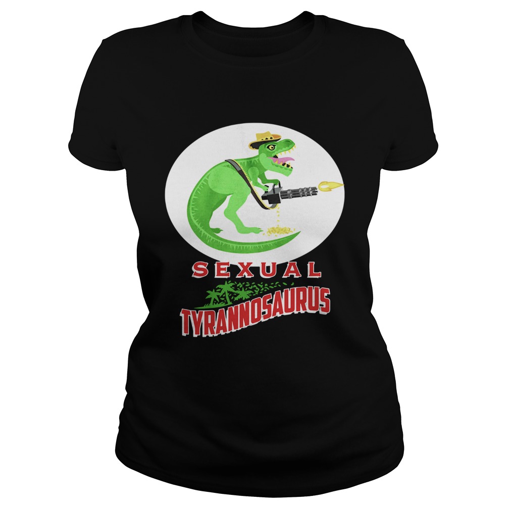 Sexual Tyrannosaurus Logo Predator Classic Ladies