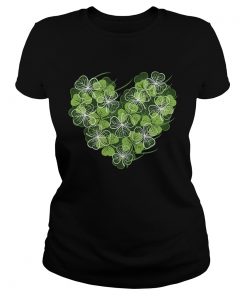 Shamrock Heart St Patricks Day Love Valentines Day  Classic Ladies