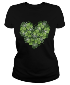 Shamrock Heart St Patricks Day Love Valentines Day  Classic Ladies