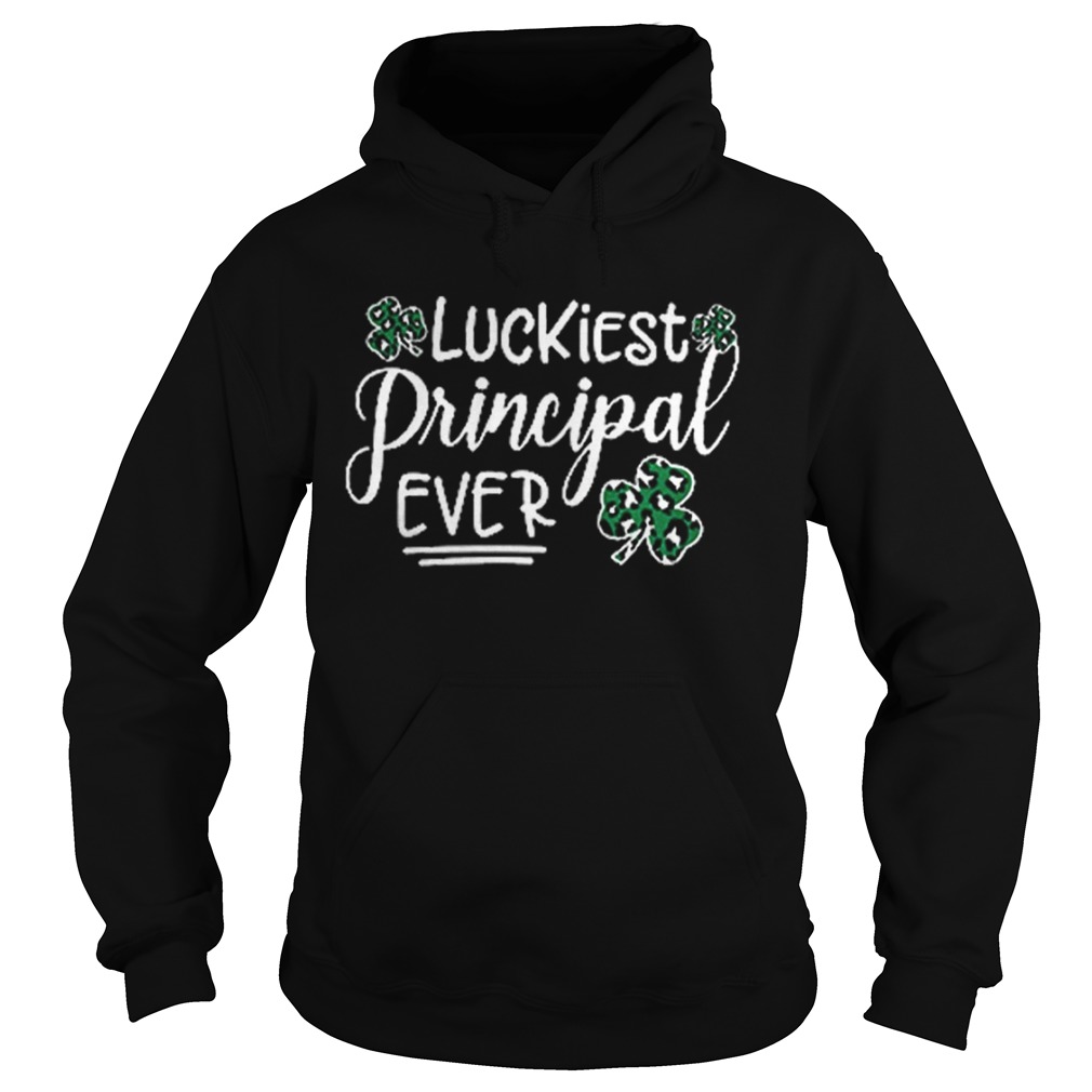 Shamrock luckiest principal ever Hoodie