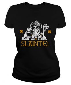 Slainte Happy St Patricks Day Drinking Beer  Classic Ladies
