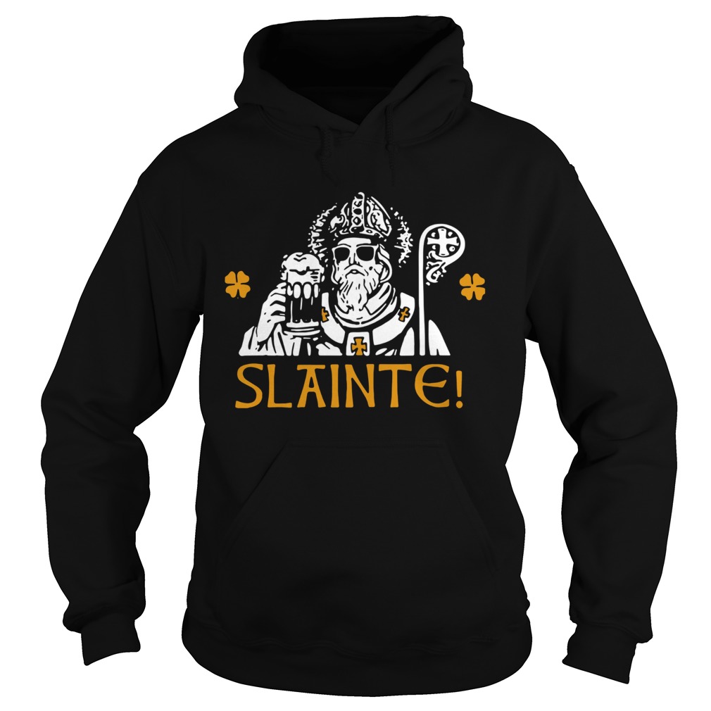 Slainte Happy St Patricks Day Drinking Beer Hoodie