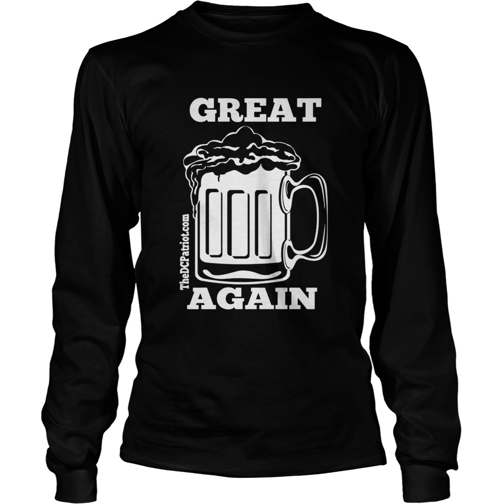 St Patricks Day Beer Great Again LongSleeve