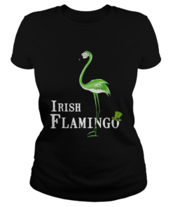 St Patricks Day Irish Flamingo  Classic Ladies