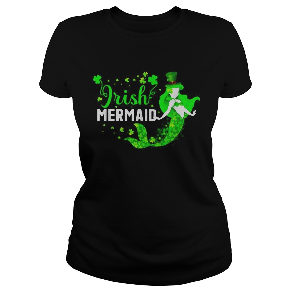 St Patricks day Irish mermaid Classic Ladies