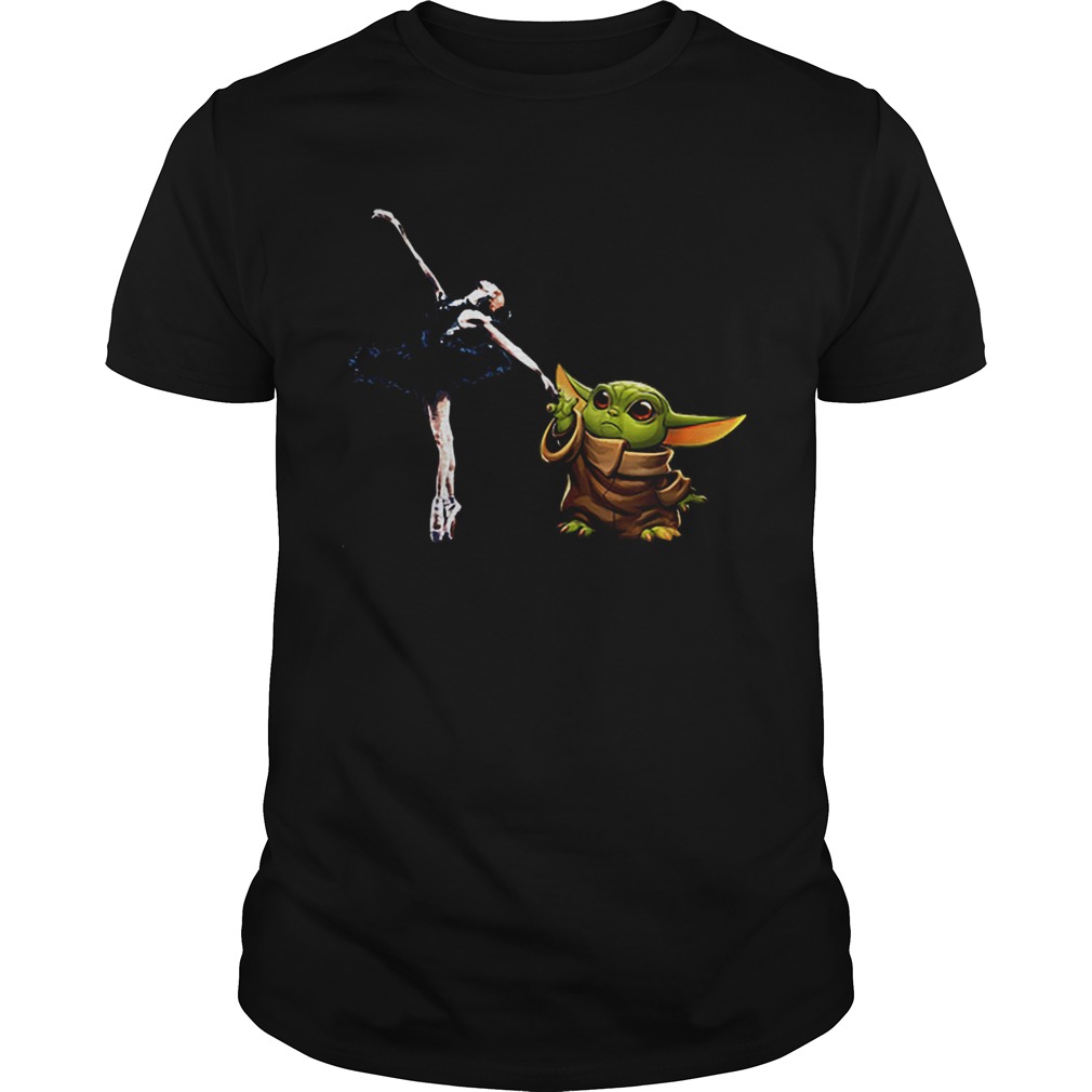 Star Wars Baby Yoda Holding Hand Bale Dancer shirt