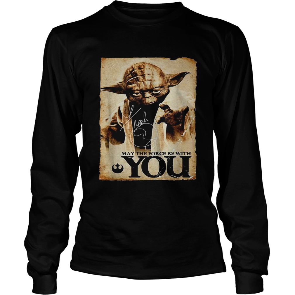 Star Wars Yoda May the force be with you LongSleeve
