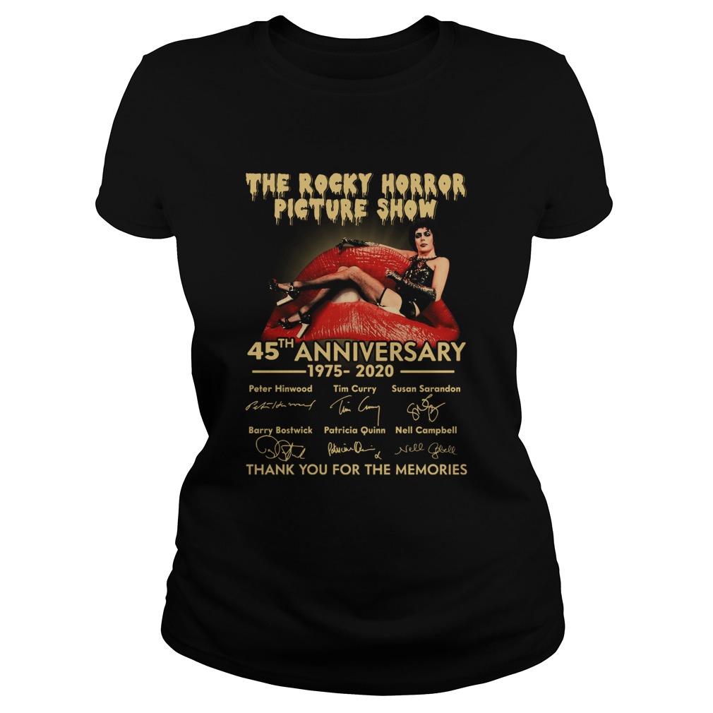 The Rocky Horror Picture Show 45th Anniversary 1975 2020 Thank You For The Memories Classic Ladies