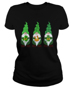 Three Gnomes Lucky St Patricks Day For Men Women Kids  Classic Ladies