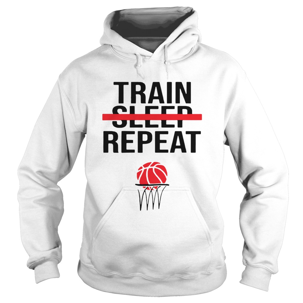 Train Sleep Repeat Basketball Hoodie