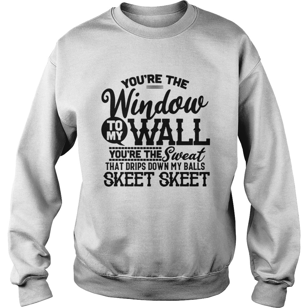 Youre The Window To My Wall Youre The Sweat That Drips Down My Balls Sweatshirt