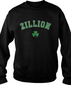 Zillion Beers Shamrock  Sweatshirt