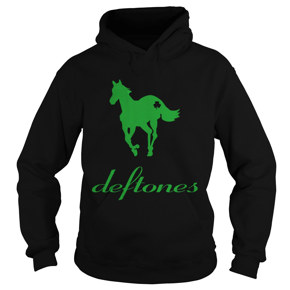 1583207747Horse deftones St. Patrickâ€™s day Hoodie