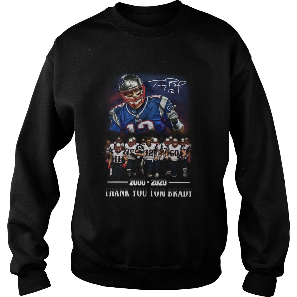 2000 2020 Thank You Tom Brady Sweatshirt