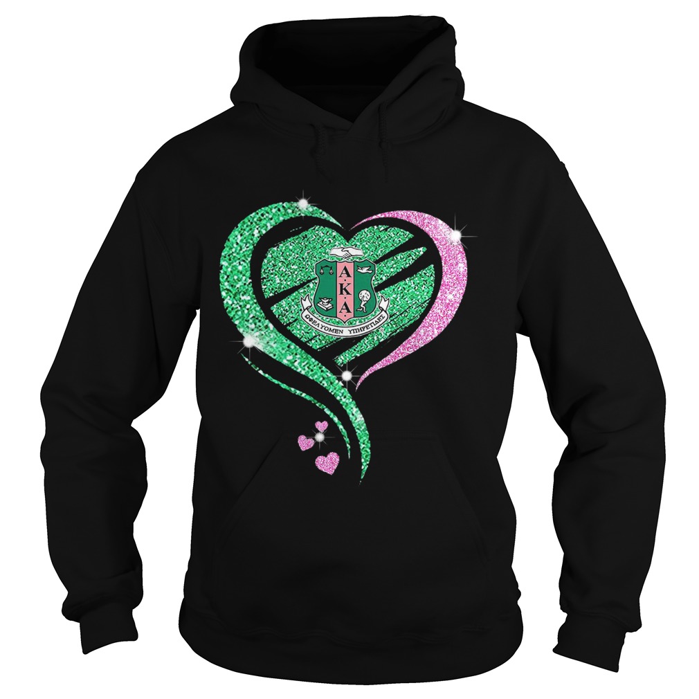 Alpha Kappa Alpha Heart Diamond Hoodie
