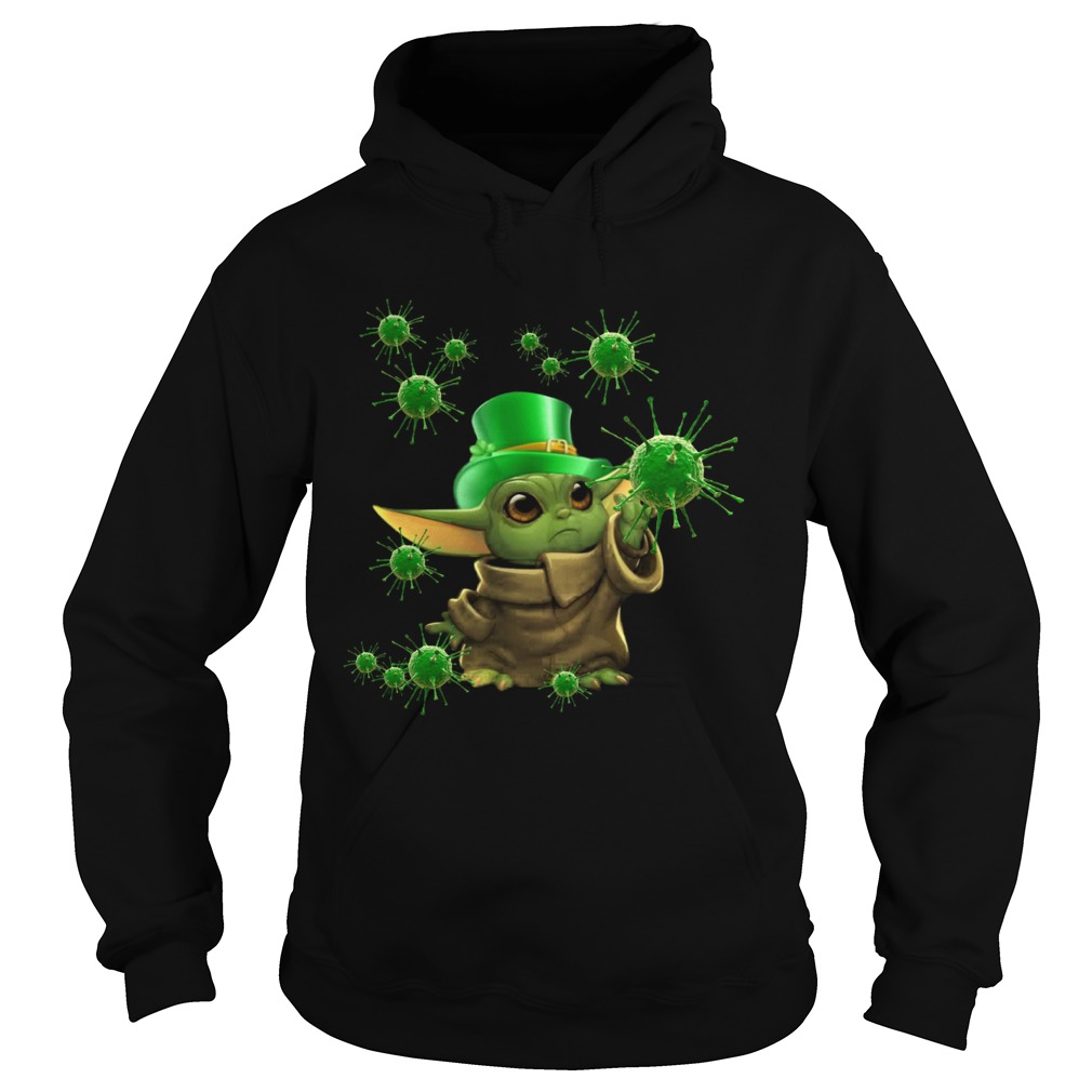 Baby Yoda Coronavirus Patricks Day Hoodie