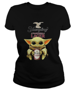 Baby Yoda Hug Yuengling Lager Beer Star Wars  Classic Ladies