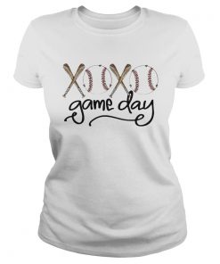 Baseball xoxo game day  Classic Ladies