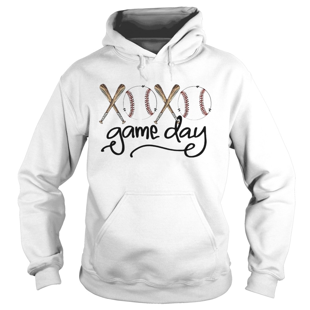 Baseball xoxo game day Hoodie