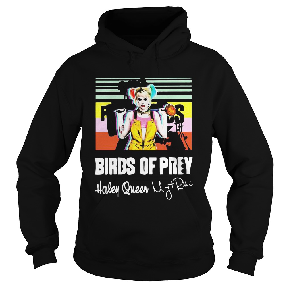 Birds of Prey Quinn signature vintage Hoodie