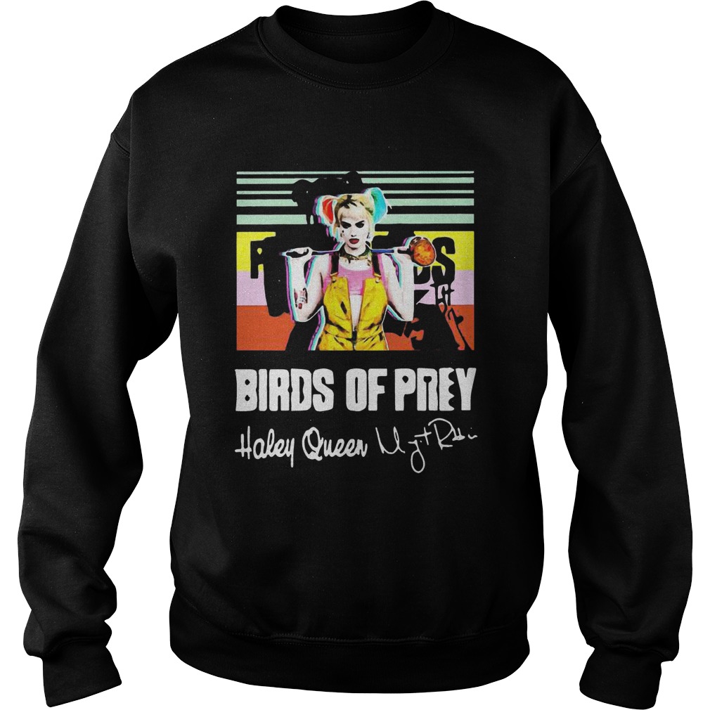 Birds of Prey Quinn signature vintage Sweatshirt