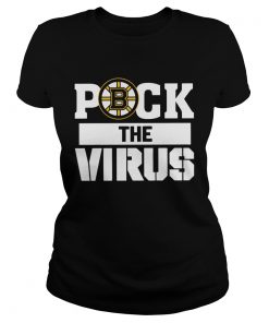 Boston Bruins Puck The Virus  Classic Ladies