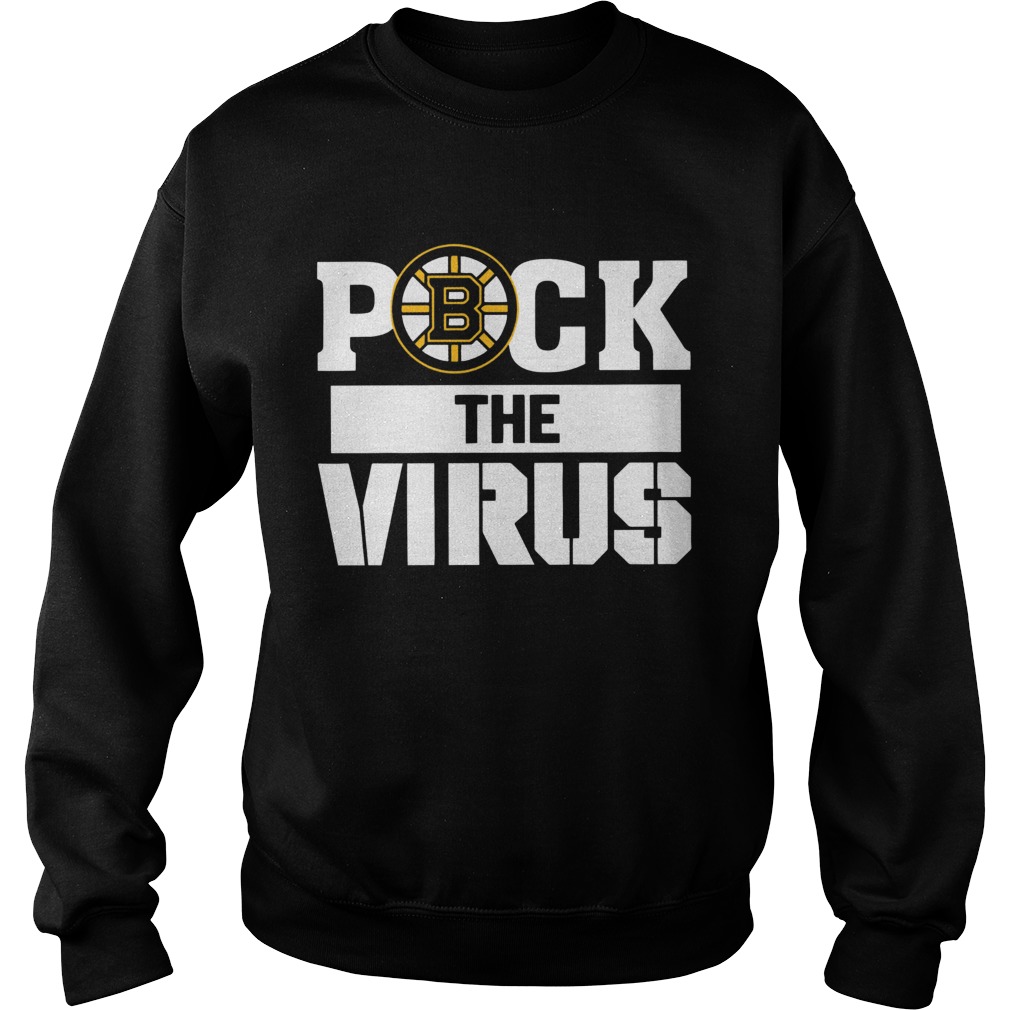 Boston Bruins Puck The Virus Sweatshirt