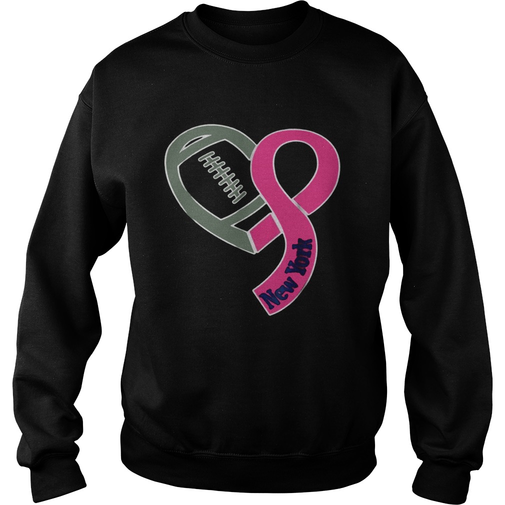 Breast Cancer Awareness New York Football Sweatshirt