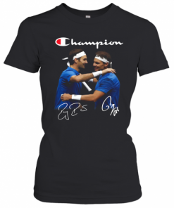 Champions Roger Federer And Rafael Nadal T-Shirt Classic Women's T-shirt