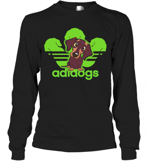 Dachshund Adidogs T-Shirt Long Sleeved T-shirt 